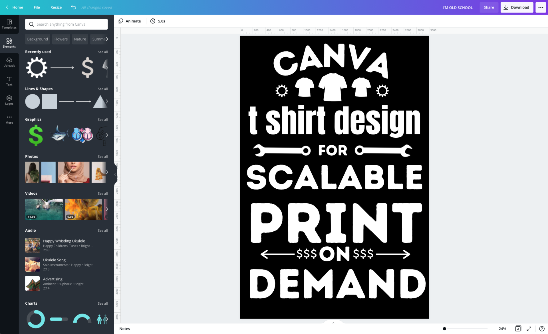 Canva T Shirt