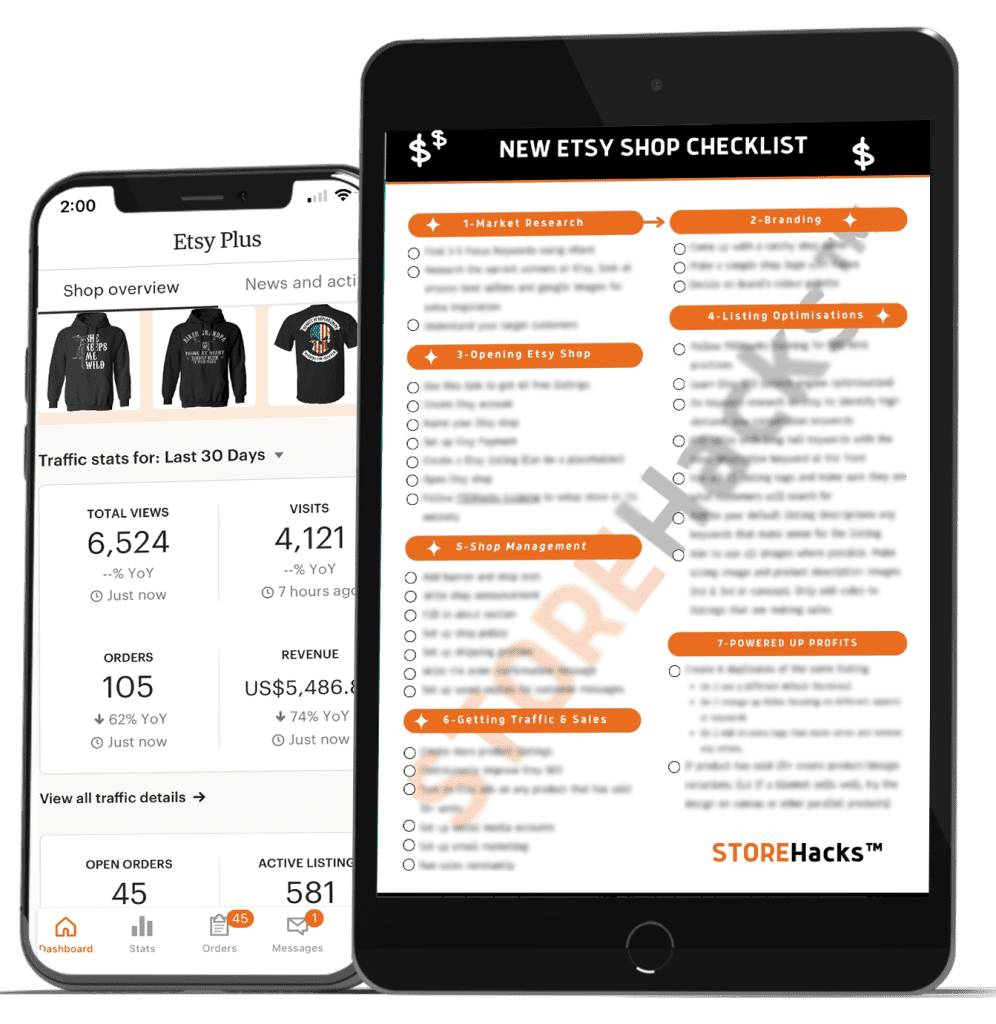 Optin Free 7 Step Etsy Checklist Storehacks